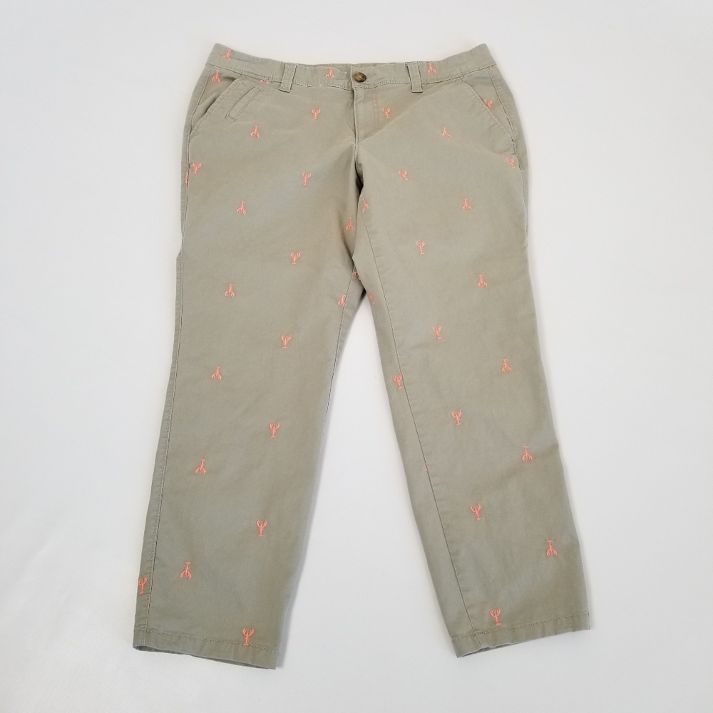 Old Navy Cropped Lobster Pants Size 12